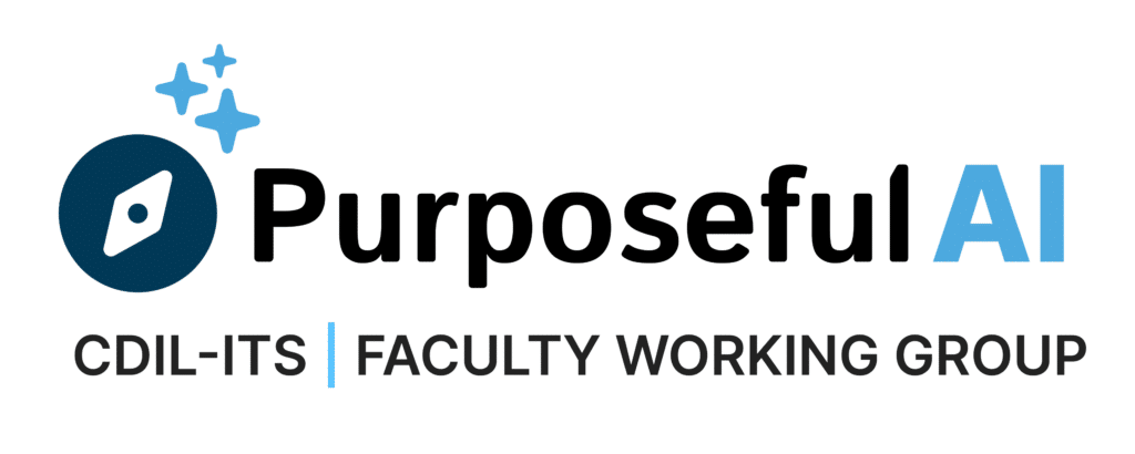 Purposeful AI CDIL-ITS faculty working group