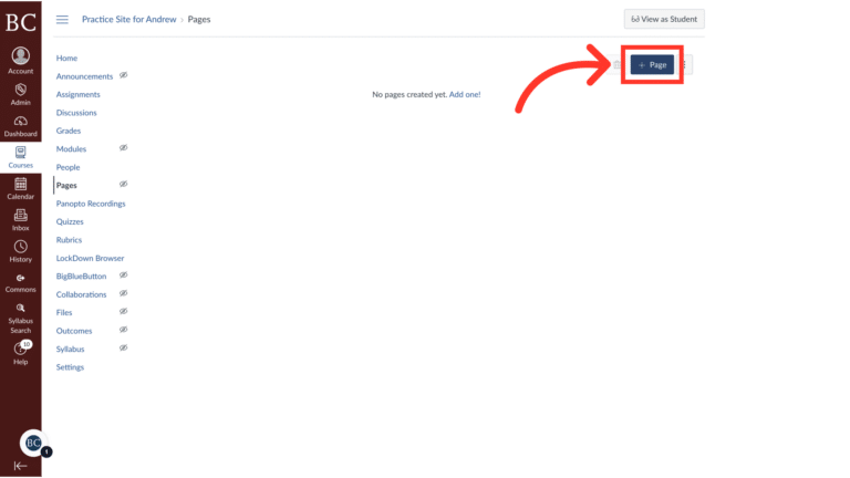 Creating a Page to Display Content on Canvas – Digital Learning Design ...