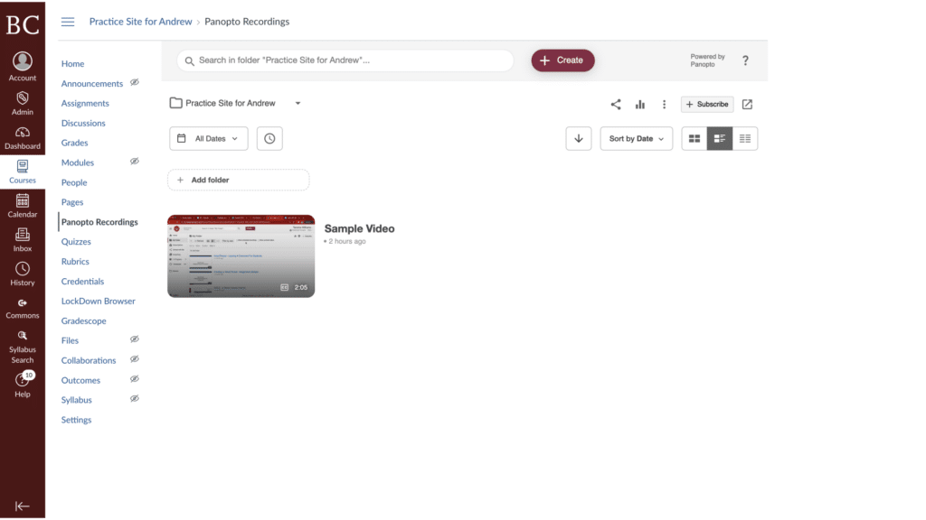 A digital dashboard displays various educational tools, such as recordings and assignments. Sidebar navigation includes links like Modules, Grades, and Syllabus.