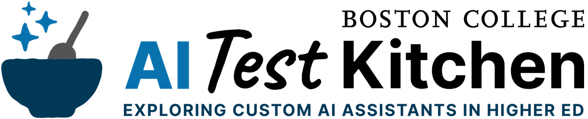 Boston College AI Test Kitchen Returns!