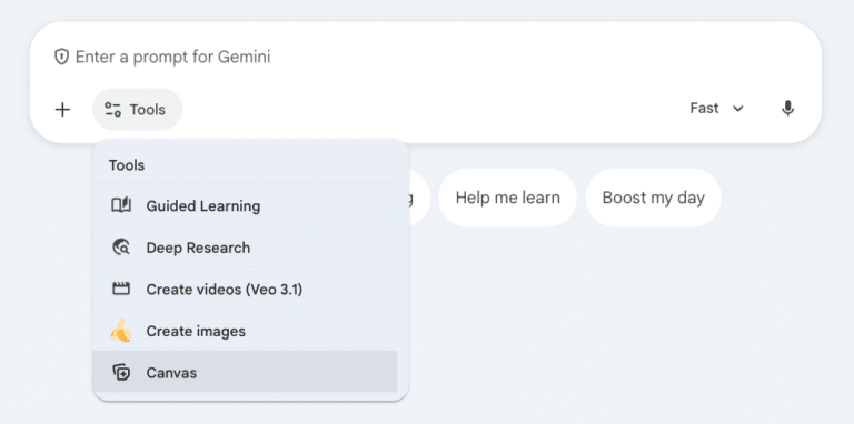 Saving & Exporting Gemini Conversations – Digital Learning Design Toolkit
