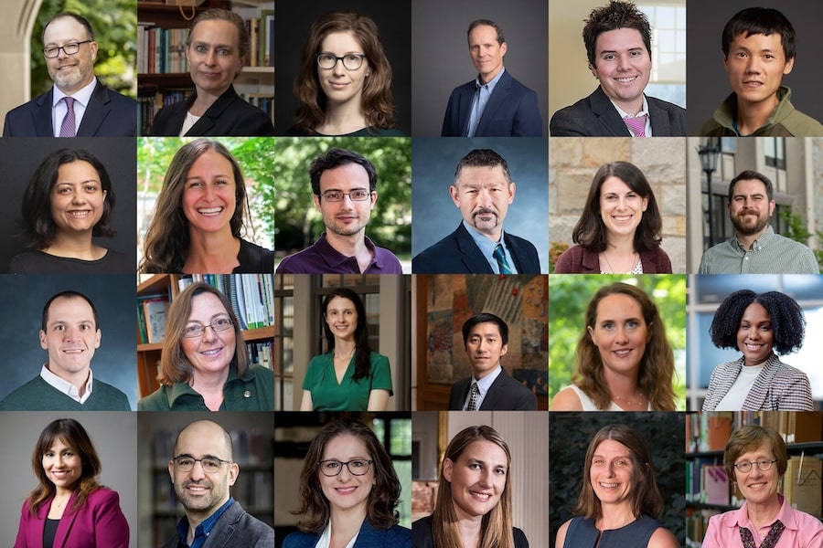 An image of 24 faculty in a 6x4 grid